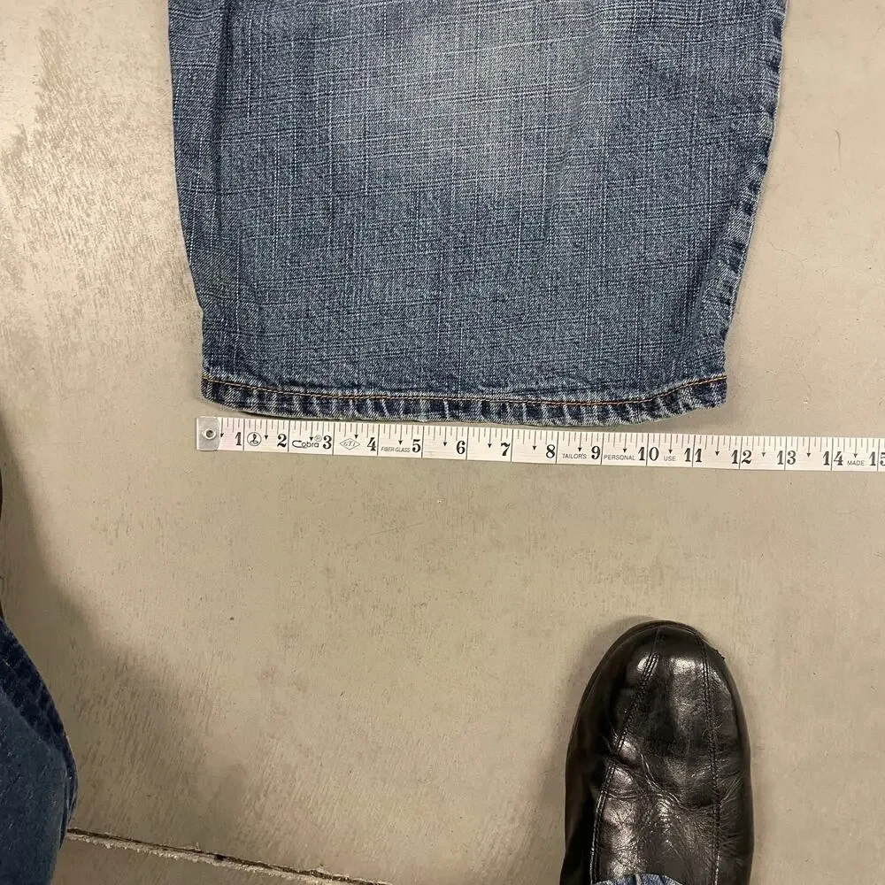 Baggy Y2K Tupac jeans shorts 32